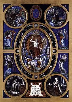 La Résurrection. Retable de Léonard Limosin pour le jubé Renaissance