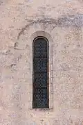 Detail d'une fenetre romane