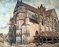Alfred Sisley : L'Église de Moret, temps de gelée (1893).