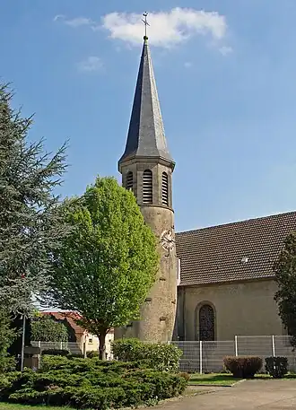 Clocher rondFarébersviller.