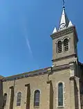 Vue de l'église du village.