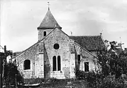L'église vue du chevet.
