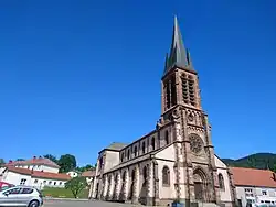 L'église de Saint-Maurice-sur-Moselle.