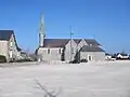 L'église de Thorigné-Fouillard : vue extérieure d'ensemble.
