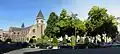 Eglise notre dame de l'Annonciation et la Place Georges Brugmann