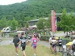 Arrivée 2017 à Auzat pour les parcours de la Mountagnole (105&nbsp;km) et de l'Ariégeoise (160&nbsp;km). L'Ariégeoise XXL (168,5&nbsp;km) arrivait à Goulier Neige