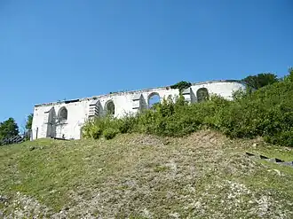 Ruines de l'église Saint-Jacques.
