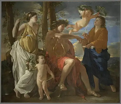 L'Inspiration du poèteNicolas Poussin(1629-1630)