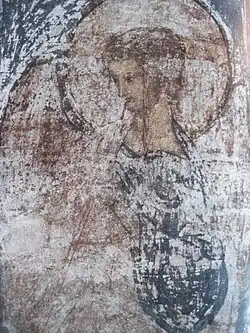L'ange à la trompette du Jugement dernier (Roublev A.)(arc sud - nef centrale)