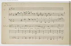 page du manuscrit