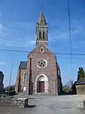 Église Saint-Malo : la façade.