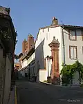 Entrée sud du village.