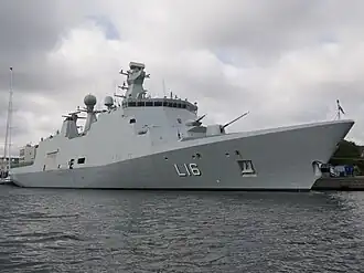 illustration de HDMS Absalon (L16)