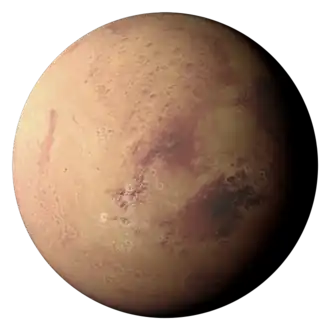 Vue d'artiste de l'exoplanète L 98-59 b.