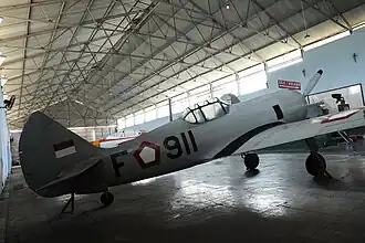 Vue de l'avion.