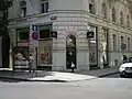 Magasin Lacoste sur la rue Parizska, Prague.