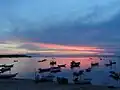Coucher de soleil sur Jungut Batu
