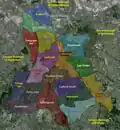 Les différents wards du borough de Lewisham.