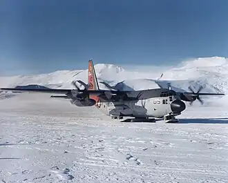 Vue de l'avion.