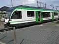 RBe 4/8 42 encore sans baptême au dépôt d'Échallens lors de sa phase d'homologation.