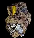 Legrandite avec smithsonite - Mina Ojuela, Mexique - (5x3 cm)