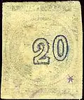 20 leptaChiffres décalés