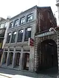 Rue Haute-Sauvenière, 17 et entrée de la ruelle d'Aix
