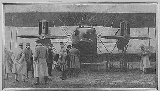 Vue de l'avion.
