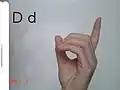 La lettre D