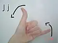 La lettre J