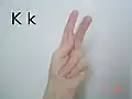 La lettre K