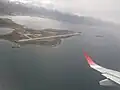Vue aérienne depuis un Embraer 190 d'Austral.