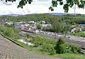 La Plaine et sa gare en 2012.