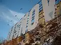 Signe sur le mur extérieur
