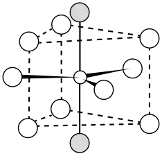 Coordination du lanthane dans LaF3.