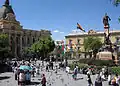 La Plaza Pedro Domingo Murillo.