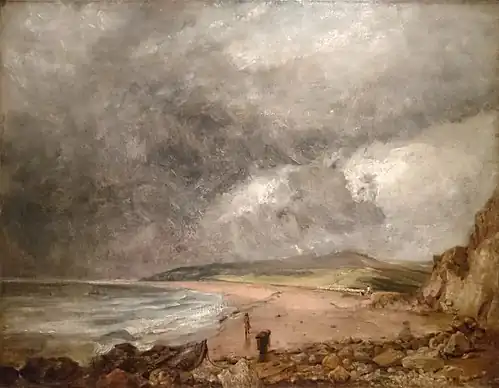 La Baie de Weymouth à l'approche de l'orage, 1818-1819Musée du Louvre, Paris.