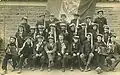 La Bouëxière ː groupe de conscrits de la classe 1927.