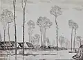 Jean-Émile Laboureur : La Brière inondée (estampe, 1932).