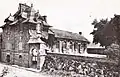 La Chapelle-Bouëxic ː l'école des garçons au début du XXe&nbsp;siècle (carte postale).