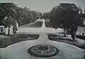 Le parc du château au début du XXe&nbsp;siècle (carte postale).