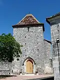 La façade occidentale de l'église.
