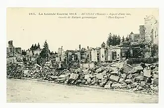 Carte postale de 1914, Bibliothèque municipale de Nancy