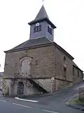 Église Saint-Nicolas (ancienne entrée colmatée).