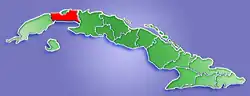 Description de l'image La Habana Province Location.png.