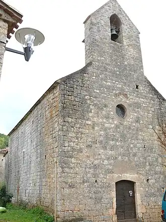 La façade occidentale.