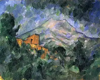 Château Noir du Tholonet et montagne Sainte-Victoire