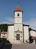 Église près de la mairie.