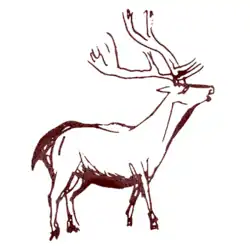 Cerf peint en rouge, panneau 59