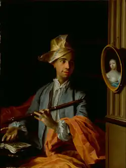 Carle van Loo :M. de La Pouplinière (1740)Musée de la musique,Philharmonie de Paris